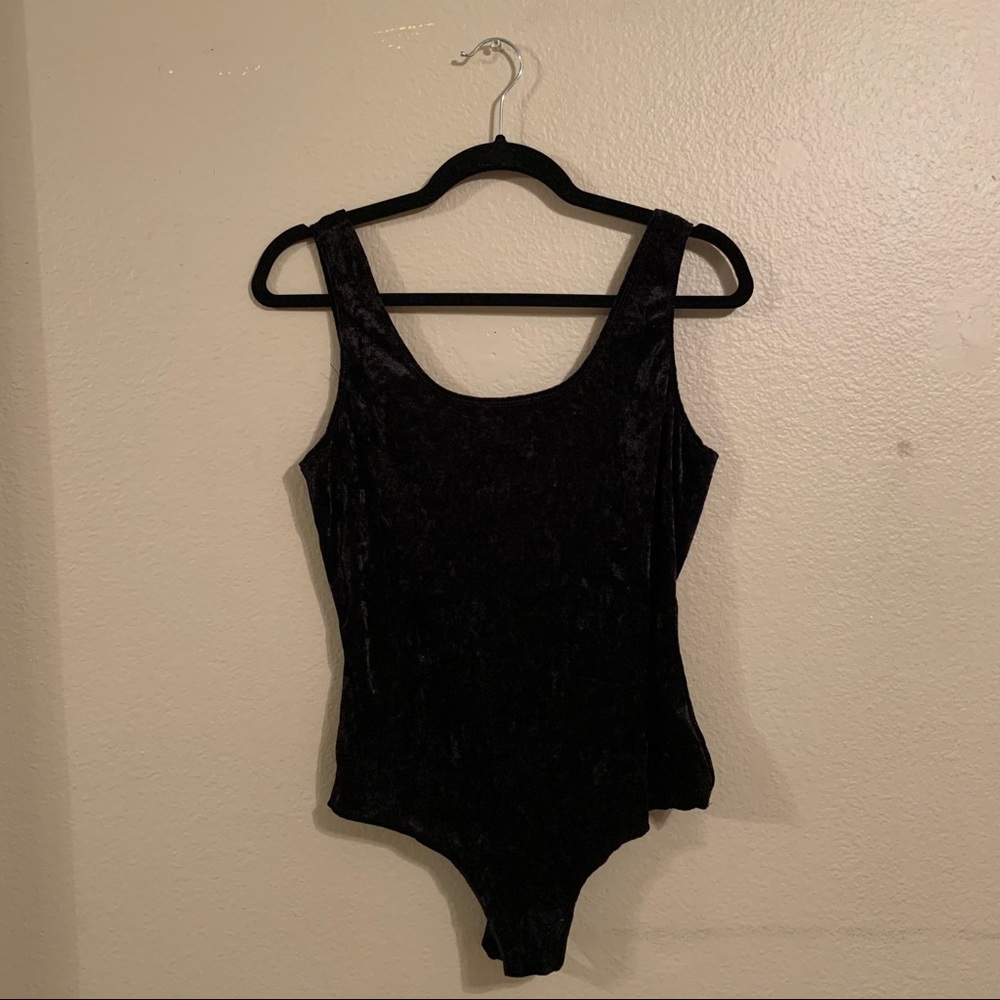 Emma & Sam Crushed Velvet Bodysuit
